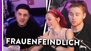 Georgia und TJ lachen einen Frauenfeindlichen Alpha Male aus