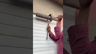 How to rolling shutter spring tension #gate  #fabricationwork #shutter