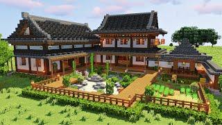 Japanese Estate Base | Minecraft Timelapse