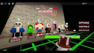 roblox Sans AU Battles i win Revenge Papyrus and open Crazy music