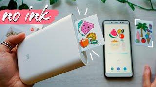 NO INK STICKERS with Mini Printer Xiaomi - How to Make Stickers at Home