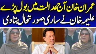 Imran Khan's Sister Aleema Khan Media Talk on Al-Qadir Trust Case