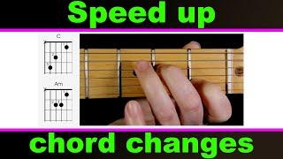 chord changes made easy (how to speed up guitar chords changes) - First Steps Guitar