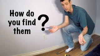 It's EASY to Find Studs WITHOUT A STUD FINDER!!!!!