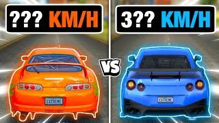 EXTREME CAR DRIVING SIMULATOR 2022 | TOYOTA SUPRA VS NISSAN GT-R | DRAG RACE