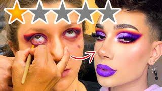 THE WORST REVIEWED MAKEUP ARTIST COPIED @JamesCharles