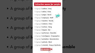 Collective Nouns for People | Learn 30+ Group Names in English Easily!