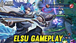 AOV : ELSU GAMEPLAY | IN ABYSSAL LANE - ARENA OF VALOR LIÊNQUÂNMOBILE ROV