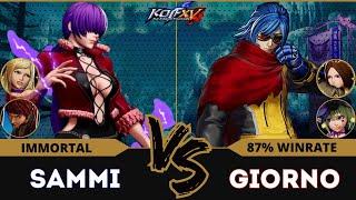 KOF XV⭐SAMMI (B.Jenet/O.Shermie/Vice) vs GIORNO (Whip/Krohnen/Sylvie)⭐Ranked Match - 03/25