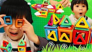 DIY Block By Aidan | Fun&Learn | Educational Toys | Colorful Magnetic Block | Video For Kids