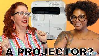 I tried Projector Sewing with @AaronicaBColeCo