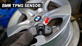 HOW TO REPLACE TPMS SENSOR ON BMW, TPMS LIGHT BAD TPMS SENSOR REPLACEMENT