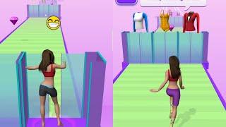 CLOTHES RUN game all levels Mobile gameplay walkthrough android, ios