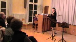 Natalia Koroleva singt Эх раз,еще раз (die Klavierbegleitung von Alexander Korolev)