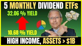 Top 5 Monthly Dividend ETFs for 2024!