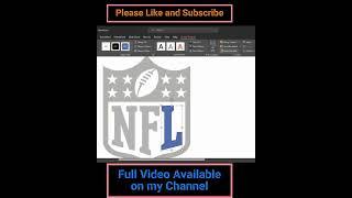 NFL  Logo ️#nfl #shorts #short #shortvideo #technology #tech #logomaker #powerpoint#sports