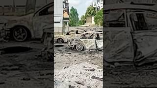 ZAPORIZHZHIA under "Shahed" attack: footage of the aftermath #shorts