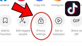 How to edit tiktok video privacy setting  || How To Private Video And Public video on Tiktok