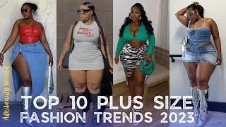 TOP 10 PLUS SIZE FASHION TRENDS 2023 | SUMMER OUTFIT IDEAS | AFRIBEAUTY