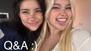 DRUNK Q&A with my sister (Hannah Kae and Dia Kimeko)