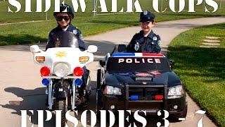 Sidewalk Cops Compilation Video - Episodes 3 - 7 (The Litterer - Superman Texting)