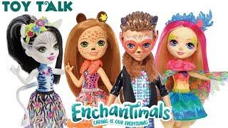 ENCHANTIMALS DOLLS WAVE 2/SERIES 2 - HIXBY HEDGEHOG, PEEKI PARROT, ZELENA ZEBRA | TOY TALK