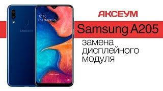 Замена экрана на  Samsung Galaxy A20 2019 (A205) - пошаговый разбор \ Replacement LCD Screen