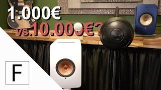 Aktivlautsprecher Preisvergleich, muss ich viel ausgeben? | HiFi & Home Office mit KEF & Cabasse!