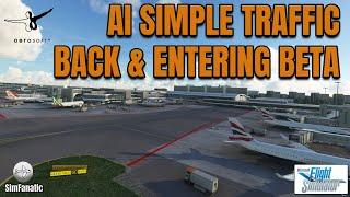 MSFS 2020 | NEWS | AI Traffic | Aerosoft Simple Traffic Is Back | Microsoft Flight Simulator News