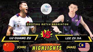 Throwback‼️Exciting Match Lee Zii Jia (MAS) vs Lu Guang Zu (CHN) China master