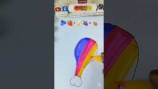 Rainbow Chicken Leg Art #shorts #youtubeshorts #viral #art #artist #satisfying #artwork #drawing