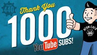 THANK YOU!!! - 1000 subs - CRAZY