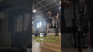 Treinando na academia. #treino #mulher #academia #meninaacademia #shorts #viralizou #viral #foryou