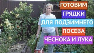 ГОТОВИМ ГРЯДКИ ЛУКА И ЧЕСНОКА К СЛЕДУЮЩЕМУ СЕЗОНУ!