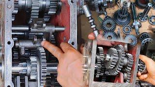 Power tiller gearbox full fittings.|Gear box repair.