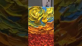Canvas Wall Art Painting Step by Step with Knife Palette Acrylic on Canvas | Asdam Art