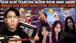 ACAK ACAK TEAMCODE MALAH PANIK KARENA MASUK ROOM ANAK GUILD AMURE! MANA CEWE SEMUA ADUH