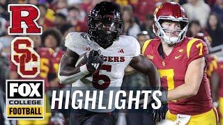 Rutgers Scarlet Knights vs. USC Trojans Highlights | FOX College Football