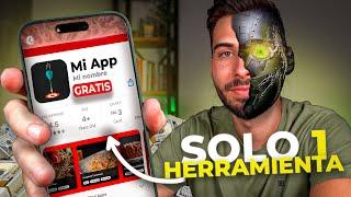 Creo APPs Monetizables con 1 Sola Plataforma  Tutorial MUY Fácil y Rápido con IA GRATIS