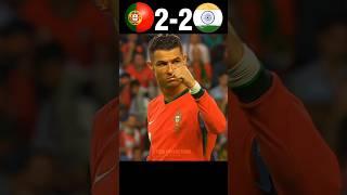 Ronaldo Destroyed Sunil Chhetri | Portugal vs India Final World Cup 2026 Imaginary #football #shorts