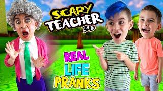 SCARY TEACHER 3D In Real Life! We Unleashed The Animal On Her!