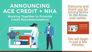 Announcing ACE credit + @nationalhealthcareerassoc