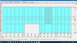 ПК ПрофСтрой 4  Построение витража с проемами для дверей или окон