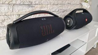 JBL Boombox 3 vs JBL Boombox 2 , Indoor test!  90% volume