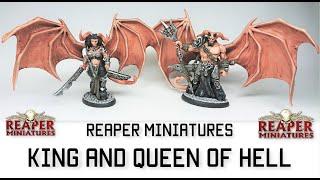 Reaper Miniatures, King and Queen of Hell, Build and Paint (HD)