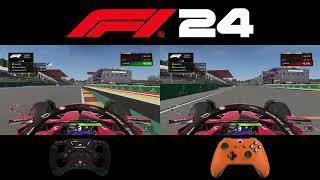 Controller vs Wheel | Day 1 F1 24