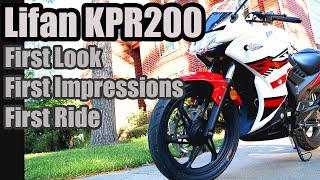 Lifan KPR200 : First Look First impressions and  First Ride