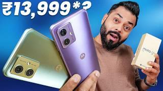 moto g64 5G Unboxing & First Look  MTK Dimensity 7025, 6000mAh @₹13,999*!?