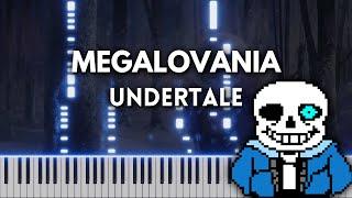 Megalovania - Piano Tutorial / Cover (Undertale OST) FREE MIDI