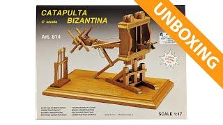 Mantua 814 Catapulta Bizantina Model Kit Unboxing